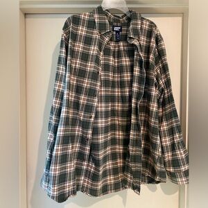 Land’s End NWOT plaid cotton flannel